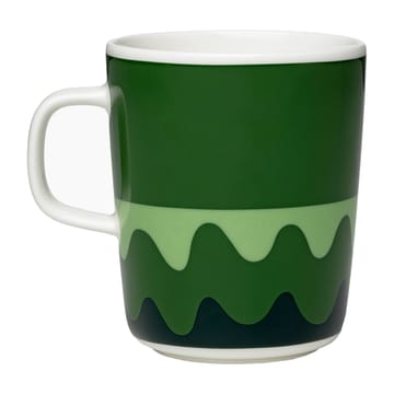 MM Co-Created mugg 25 cl - Vit-grön-svart - Marimekko