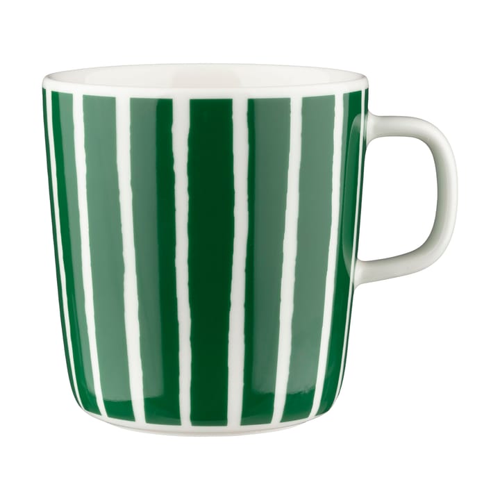 Oiva Piccolo mugg 40 cl - Green-White - Marimekko