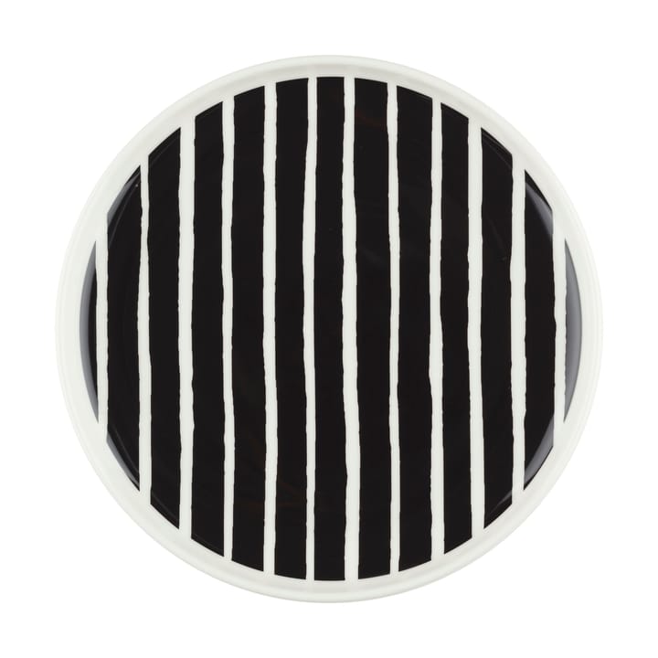 Oiva Piccolo tallrik Ø20 cm - White-black - Marimekko