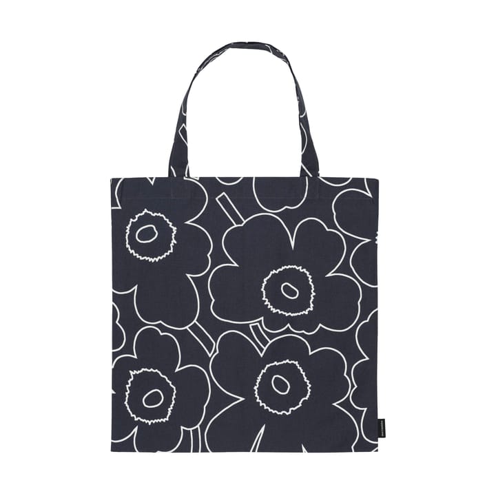 Pieni Piirto Unikko väska 44x43 cm - Black-white - Marimekko