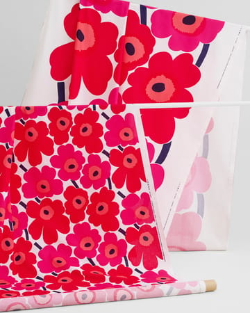 Pieni Unikko tyg bomull - Röd - Marimekko