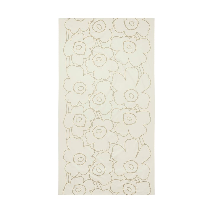 Piirto Unikko bordsduk 135x250 cm, Linen- gold Marimekko