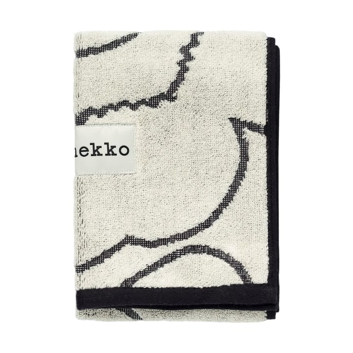 Piirto Unikko gästhandduk 30x50 cm - Ivory-black - Marimekko