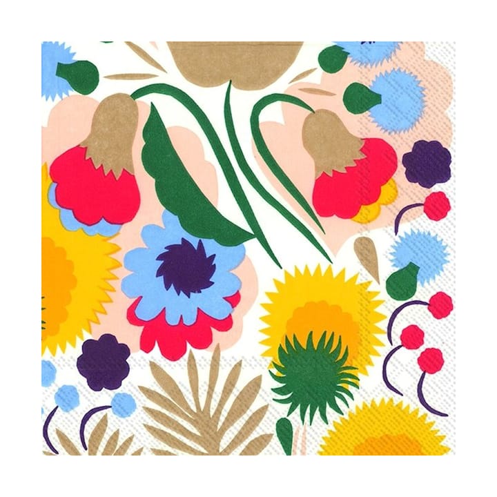 Pikkukellukka servett 33x33 cm 20-pack - Multi - Marimekko