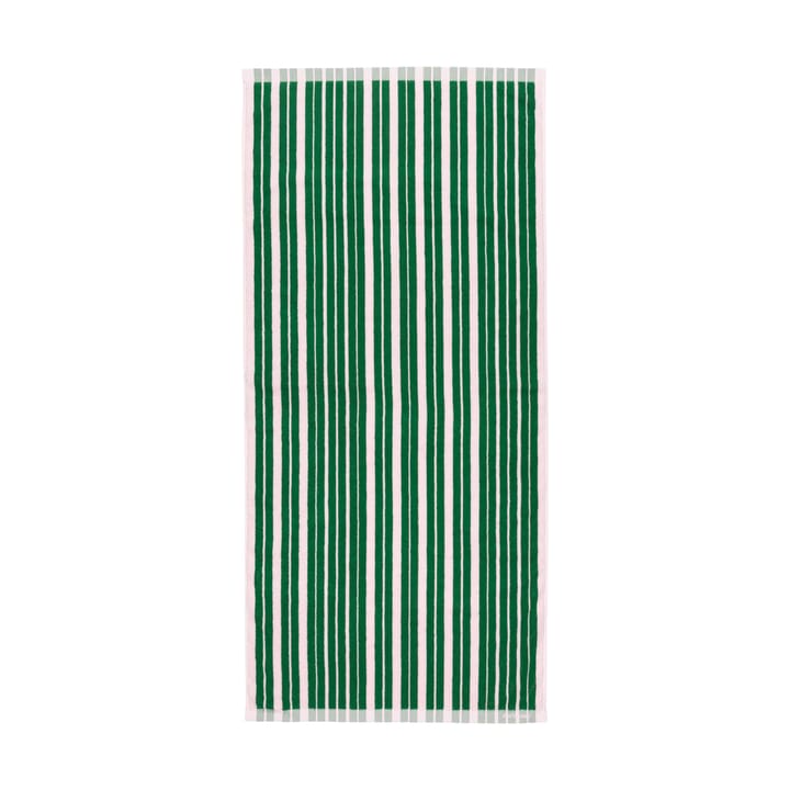 Raide badhandduk 70x150 cm - Green-light pink - Marimekko