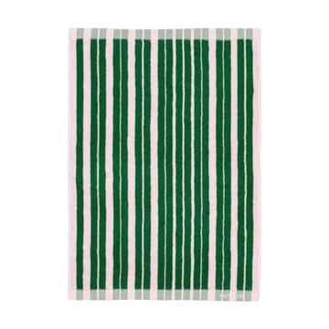 Raide handduk 50x70 cm - Green-light pink - Marimekko