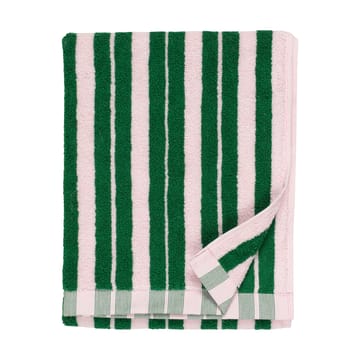 Raide handduk 50x70 cm - Green-light pink - Marimekko