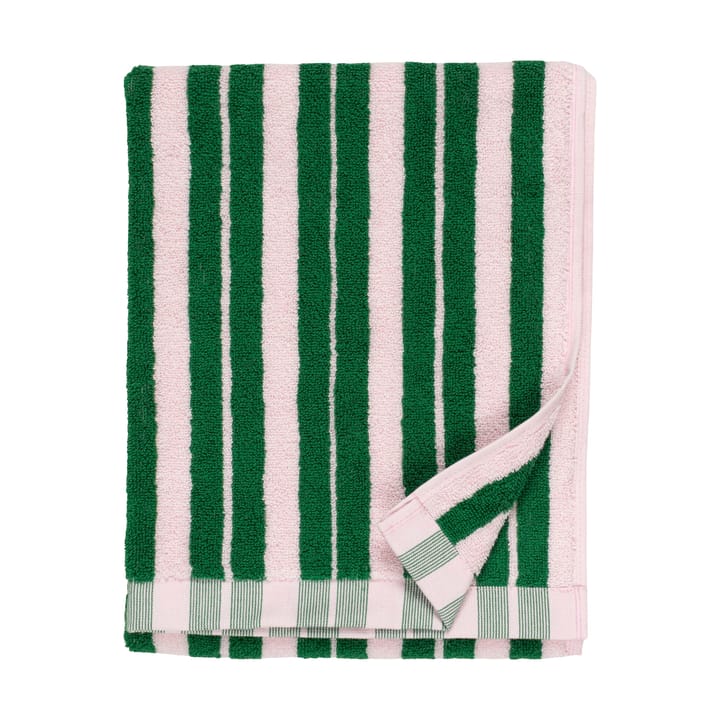 Raide handduk 50x70 cm, Green-light pink Marimekko