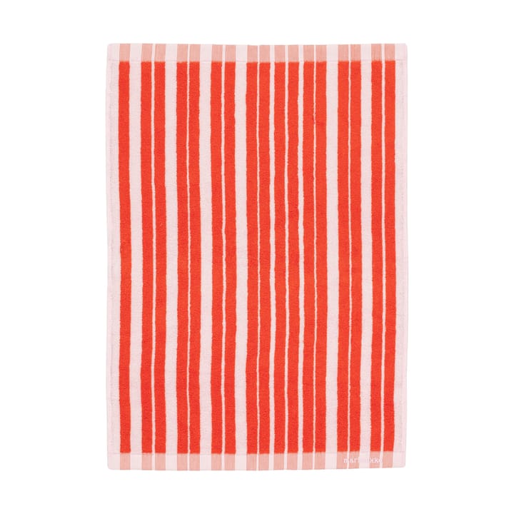 Raide handduk 50x70 cm - Red-light pink - Marimekko