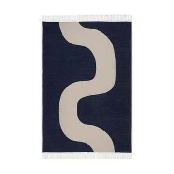 Seireeni filt 130x180 cm - Off white-dark blue - Marimekko