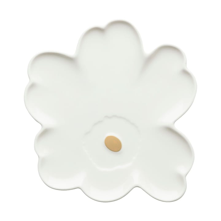 Unikko fat 13 cm 2 delar, Terra-white-gold Marimekko