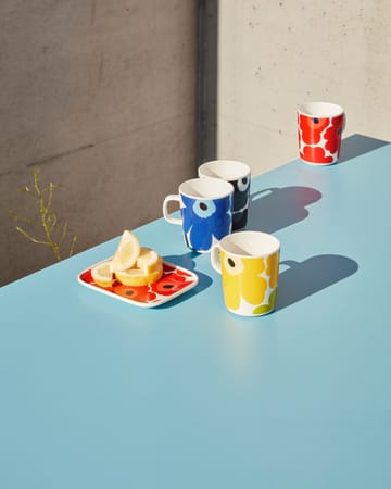 Unikko frukostset - Vit-svart - Marimekko