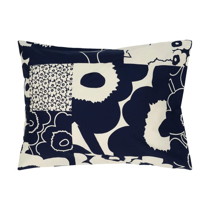 Unikko kollaasi örngott 50x60 cm - Off-white-dark blue - Marimekko