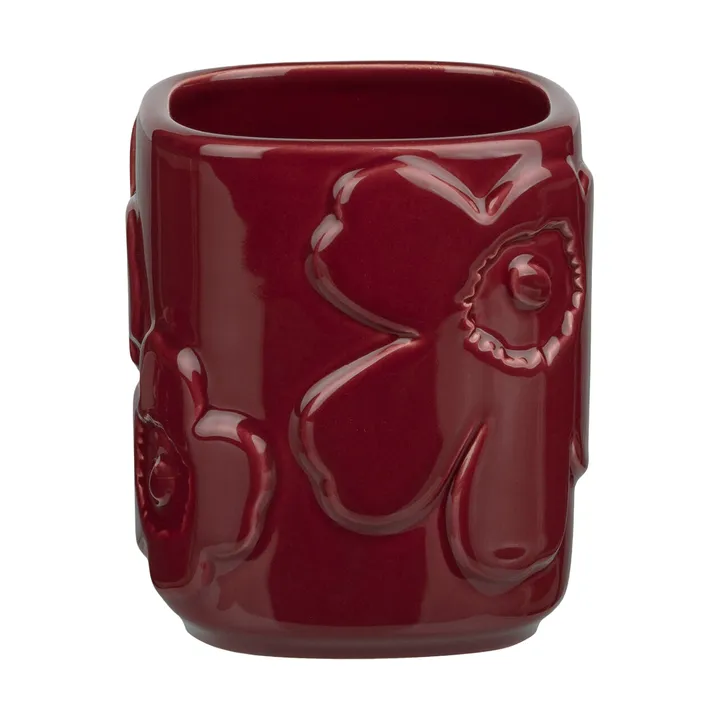 Unikko tandborsthållare - Burgundy - Marimekko