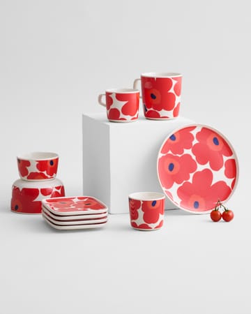 Unikko temugg 4 dl - Röd-vit - Marimekko