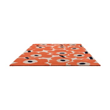 Unikko ullmatta - Orange Red, 250x350 cm - Marimekko