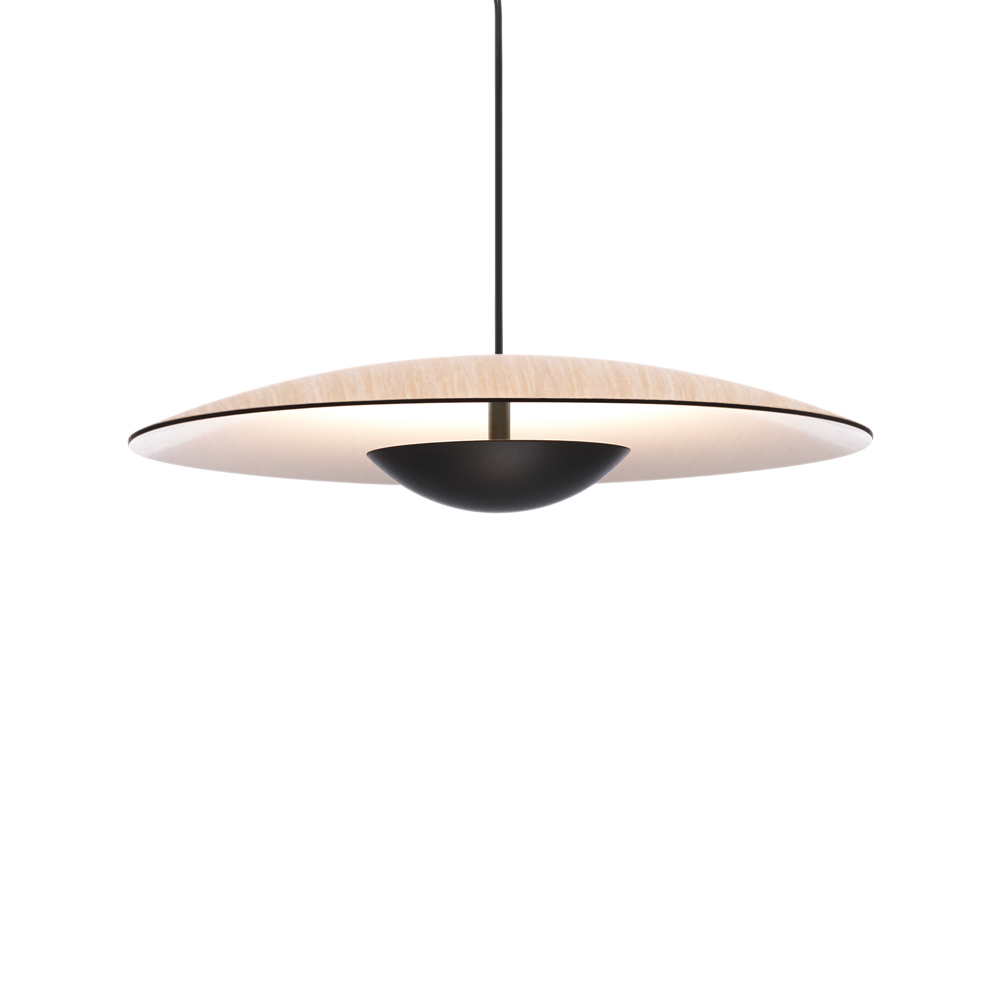 Ginger XXL 60 Lampadaire Arc Wengé par Marset