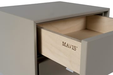 Volt sängbord vägghängt - Beige-svart - Mavis