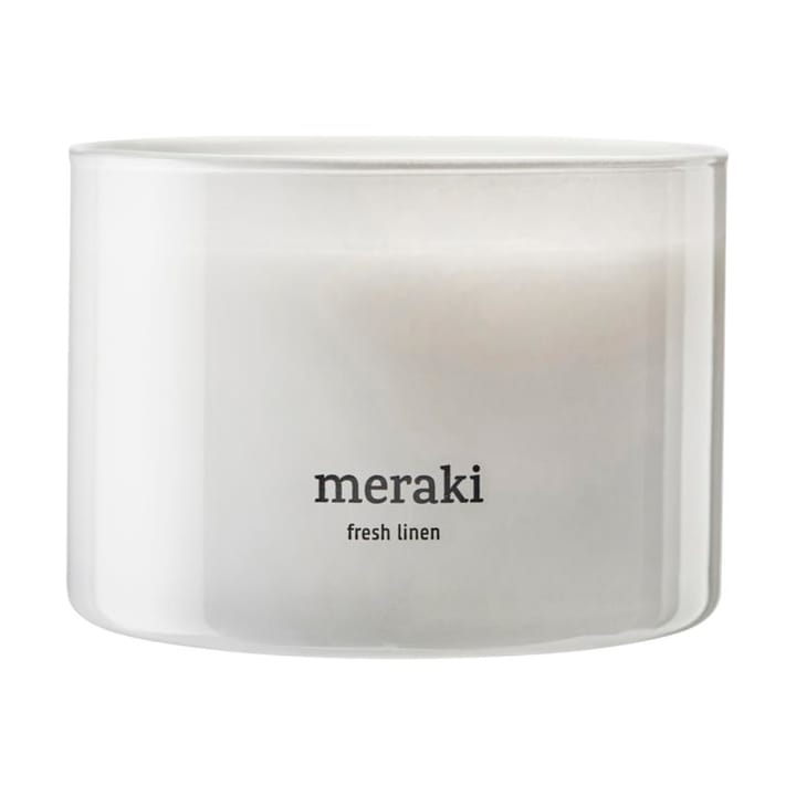 Meraki doftljus, 32 timmar - Fresh linen - Meraki