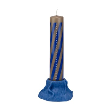 Art Piece lava ljusstake Ø12,5 cm - Cobalt - Mette Ditmer