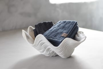 Geo handduk 30x30 cm 3-pack - Slate blue - Mette Ditmer