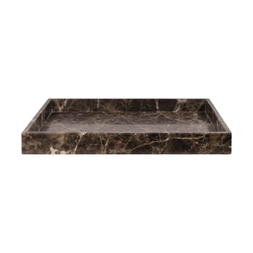 Marble dekorationsbricka large 30x40 cm - Brown - Mette Ditmer