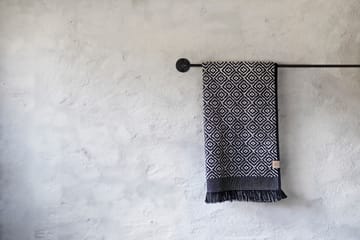 Morocco handduk 50x90 cm - Black-white - Mette Ditmer