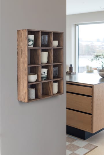 Showcase vägghylla 40x53 cm - Dark oiled oak - Mette Ditmer