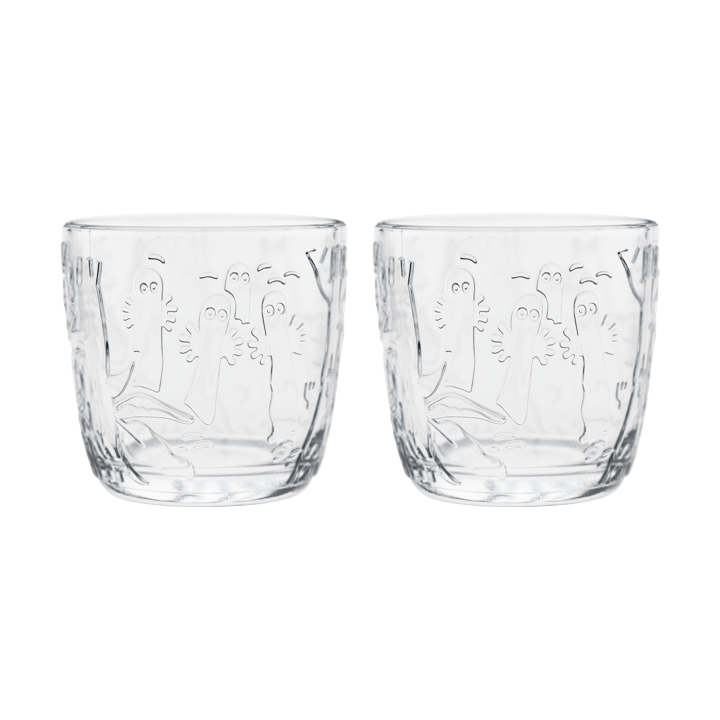 Mumin glas 28 cl 2-pack - Klar - Moomin Arabia