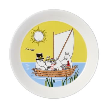 Mumin tallrik Segling & Vinterbrasa 2 delar - 19 cm - Moomin Arabia