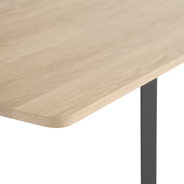 70/70 matbord 170x85 cm - Solid oak-Black - Muuto