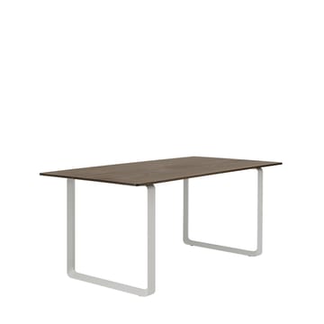 70/70 matbord 170x85 cm - Solid smoked oak-Grey - Muuto