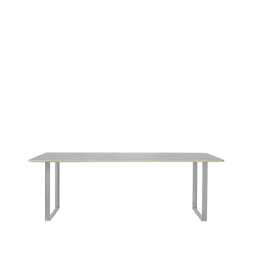 70/70 matbord 225x90 cm - Grey linoleum-Plywood-Grey - Muuto