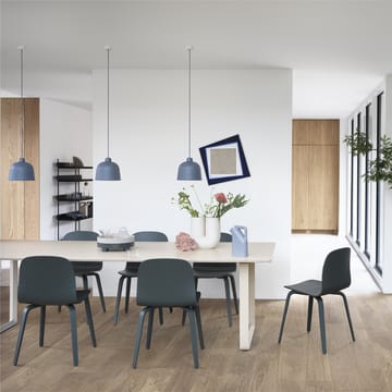 70/70 matbord 255x108 cm - Oak veener-Plywood-Grey - Muuto