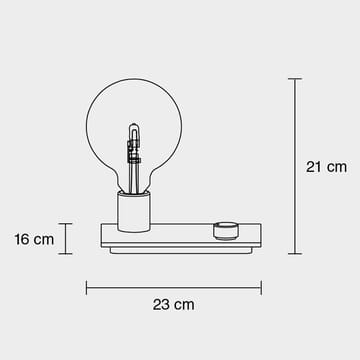 Control bordslampa - grå - Muuto