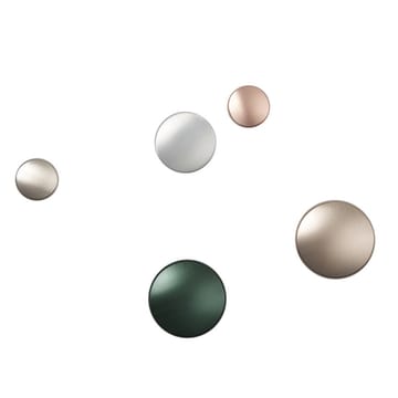 Dots metal Ø 5 cm - Dark green - Muuto