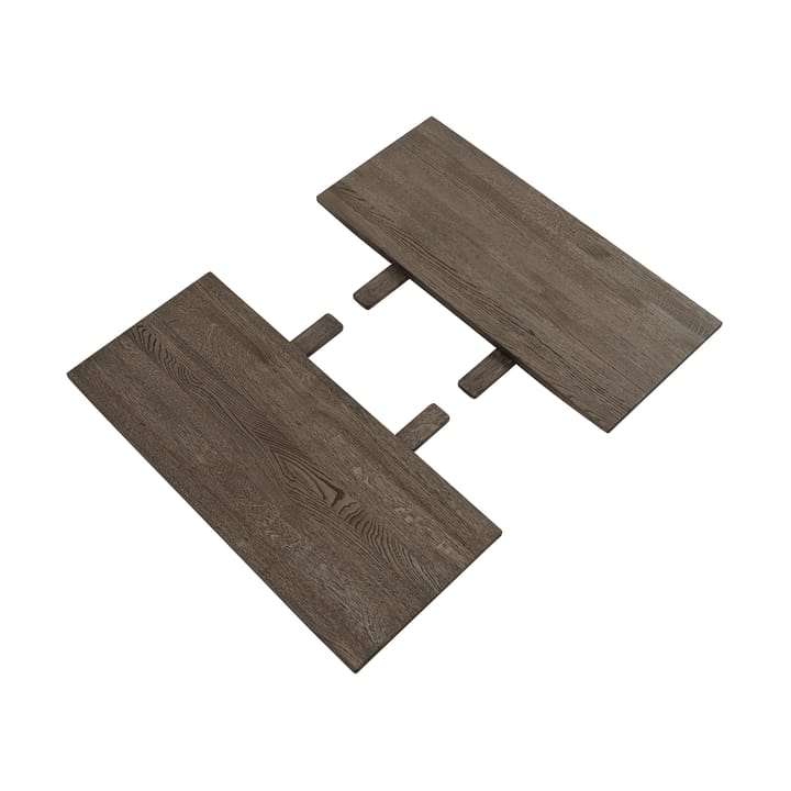 Earnest Extendable iläggsskiva set om 2 - Dark oiled oak - Muuto