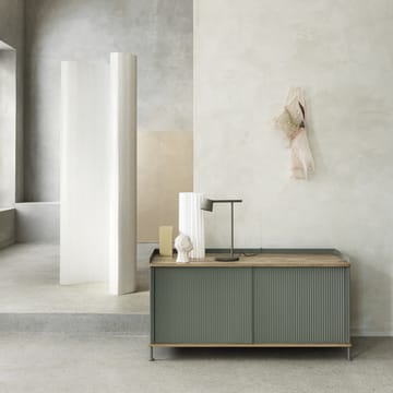 Enfold Low sideboard - Grey-Metal - Muuto