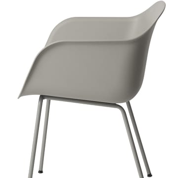 Fiber Karmstol tube base - Remix 133-Grey - Muuto