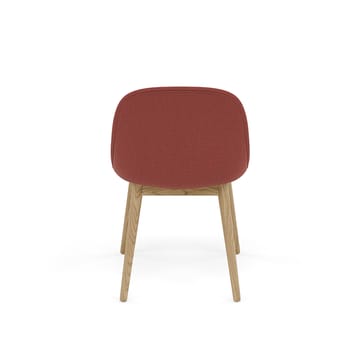 Fiber Side Chair med träben - Re-wool 558-oak - Muuto