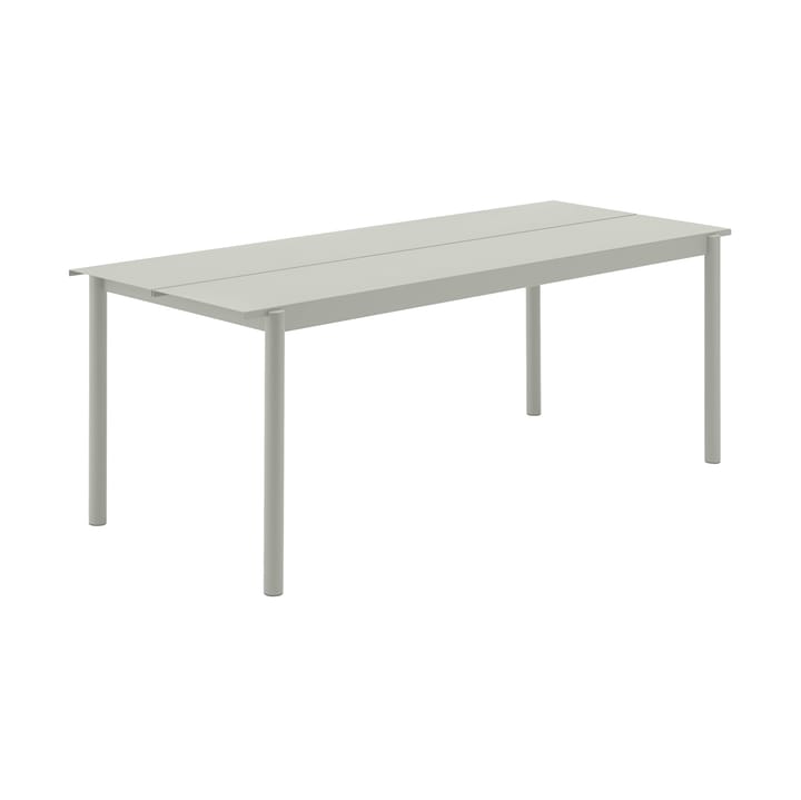 Linear Steel bord 200x75 cm - Grey - Muuto
