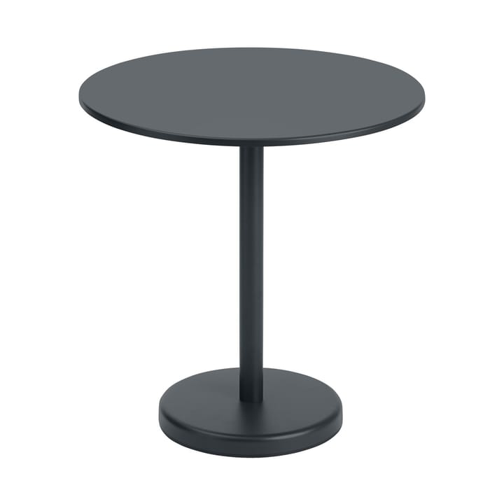 Linear Steel bord Ø70 cm - Black - Muuto