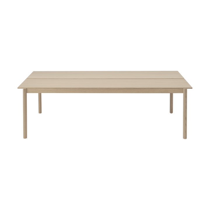 Linear System bord 110x240 cm - Oak veneer-oak - Muuto