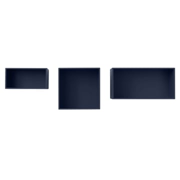 Mini stacked förvaringssystem large - Midnight blue - Muuto