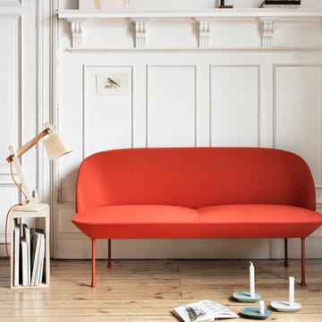 Oslo soffa 2-sits - Hallingdal 407-Yellow - Muuto