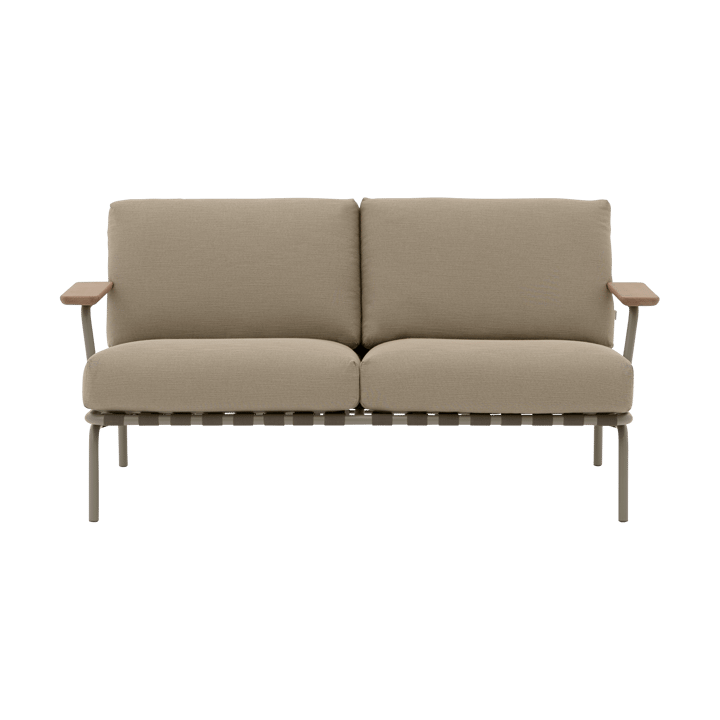 Settle 2-sits soffa - Ribbed Weave 5 Taupe - Muuto