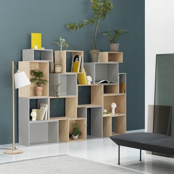 Stacked förvaringssystem large - Light grey - Muuto