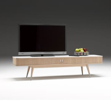 AK 2720 tv skåp - ek vitolja, point träben, corian top  - Naver Collection