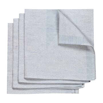 Metric tygservett 47x47 cm 4-pack - Blå-vit - NJRD