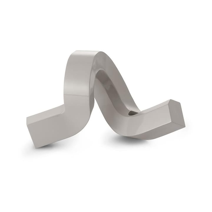 Crooked ljusstake 1 - Warm grey - Normann Copenhagen